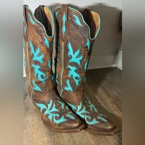 Johnny Ringo women’s Boots. Teal. Size 8